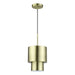 Livex Lighting - 40058-01 - One Light Mini Pendant - Zolana - Antique Brass