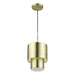Livex Lighting - 40058-01 - One Light Mini Pendant - Zolana - Antique Brass