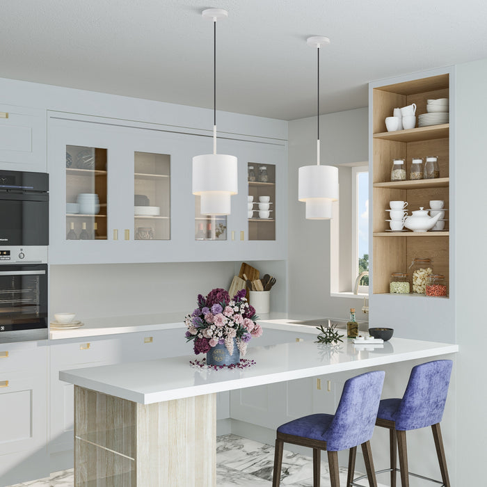 Livex Lighting - 40058-03 - One Light Mini Pendant - Zolana - White