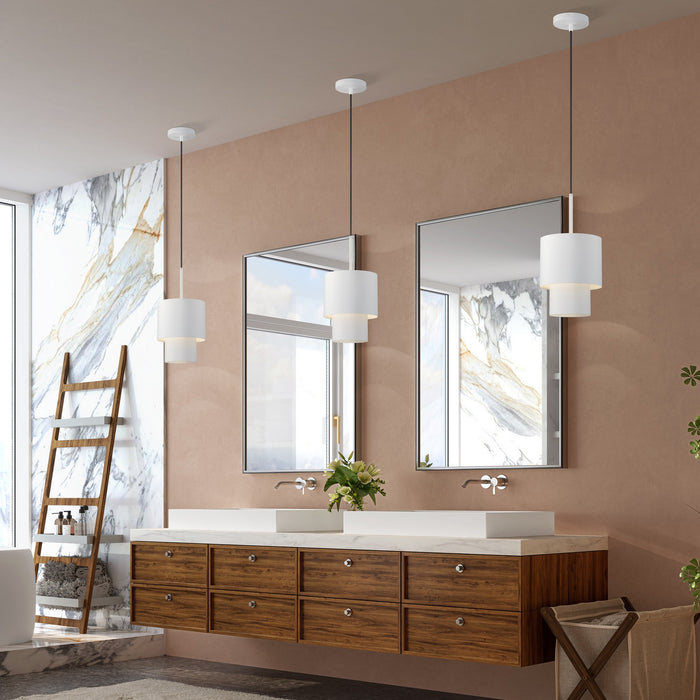 Livex Lighting - 40058-03 - One Light Mini Pendant - Zolana - White