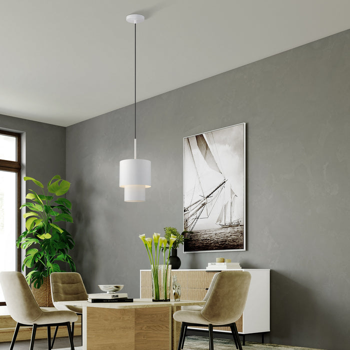 Livex Lighting - 40058-03 - One Light Mini Pendant - Zolana - White