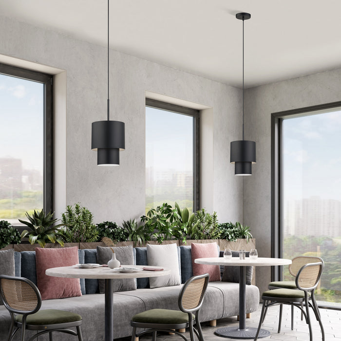 Livex Lighting - 40058-04 - One Light Mini Pendant - Zolana - Black