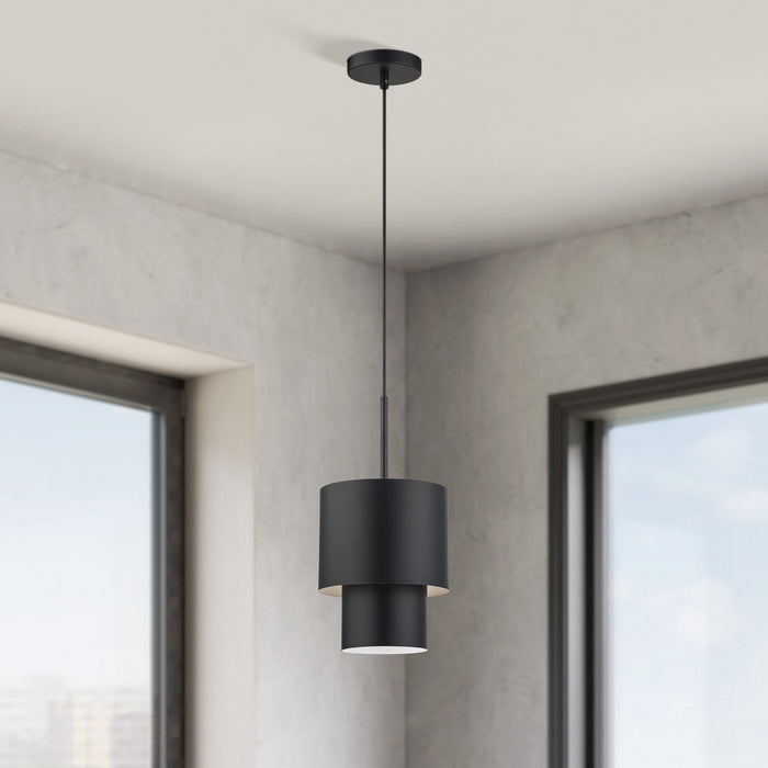 Livex Lighting - 40058-04 - One Light Mini Pendant - Zolana - Black
