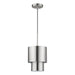 Livex Lighting - 40058-91 - One Light Mini Pendant - Zolana - Brushed Nickel