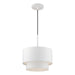 Livex Lighting - 40059-03 - One Light Pendant - Zolana - White