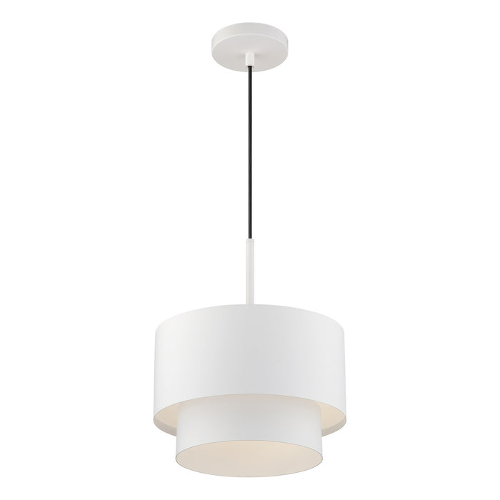 Livex Lighting - 40059-03 - One Light Pendant - Zolana - White