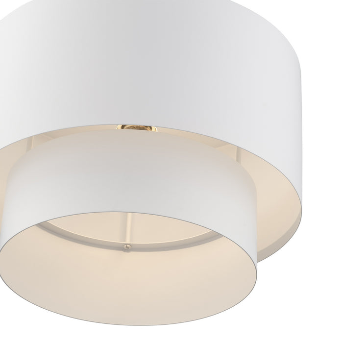 Livex Lighting - 40059-03 - One Light Pendant - Zolana - White