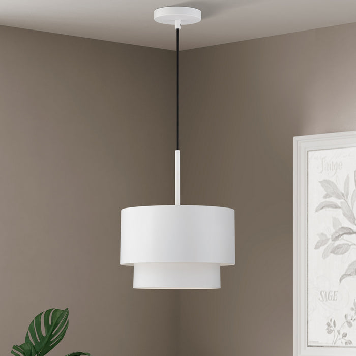 Livex Lighting - 40059-03 - One Light Pendant - Zolana - White