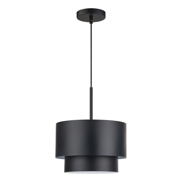 Livex Lighting - 40059-04 - One Light Pendant - Zolana - Black