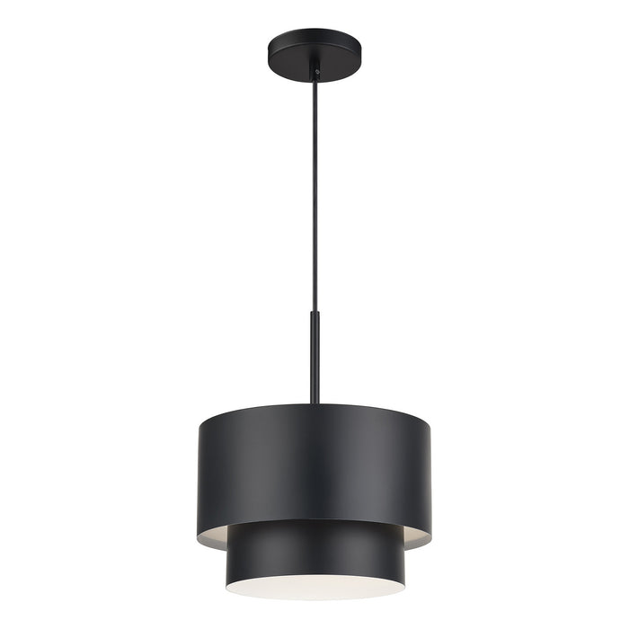 Livex Lighting - 40059-04 - One Light Pendant - Zolana - Black
