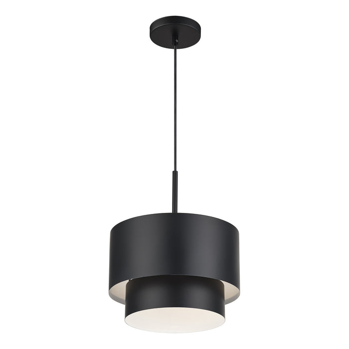 Livex Lighting - 40059-04 - One Light Pendant - Zolana - Black