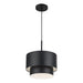 Livex Lighting - 40059-04 - One Light Pendant - Zolana - Black