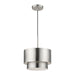 Livex Lighting - 40059-91 - One Light Pendant - Zolana - Brushed Nickel