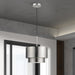 Livex Lighting - 40059-91 - One Light Pendant - Zolana - Brushed Nickel