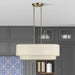 Livex Lighting - 41933-01 - Three Light Linear Chandelier - Manorwood - Antique Brass