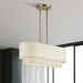 Livex Lighting - 41933-01 - Three Light Linear Chandelier - Manorwood - Antique Brass