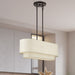 Livex Lighting - 41933-92 - Three Light Linear Chandelier - Manorwood - English Bronze