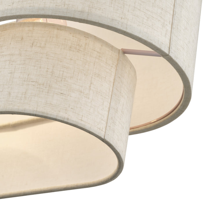 Livex Lighting - 41933-92 - Three Light Linear Chandelier - Manorwood - English Bronze