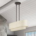 Livex Lighting - 41933-92 - Three Light Linear Chandelier - Manorwood - English Bronze