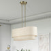 Livex Lighting - 41934-01 - Four Light Linear Chandelier - Manorwood - Antique Brass