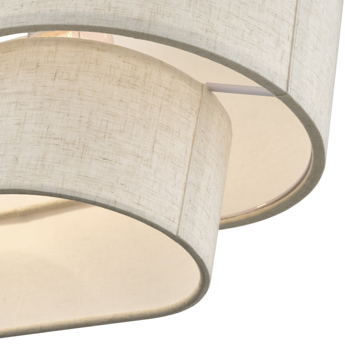 Livex Lighting - 41934-92 - Four Light Linear Chandelier - Manorwood - English Bronze