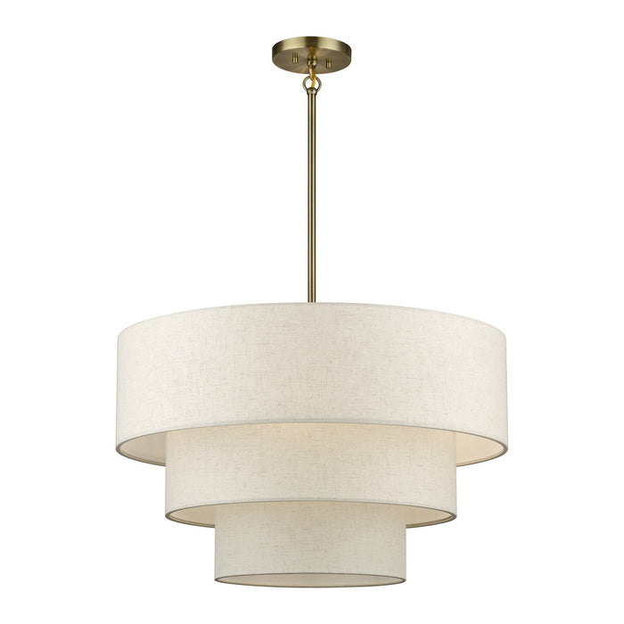 Livex Lighting - 41936-01 - Five Light Chandelier - Manorwood - Antique Brass
