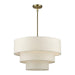 Livex Lighting - 41936-01 - Five Light Chandelier - Manorwood - Antique Brass