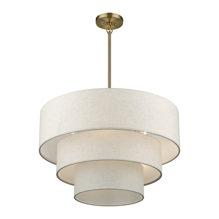 Livex Lighting - 41936-01 - Five Light Chandelier - Manorwood - Antique Brass