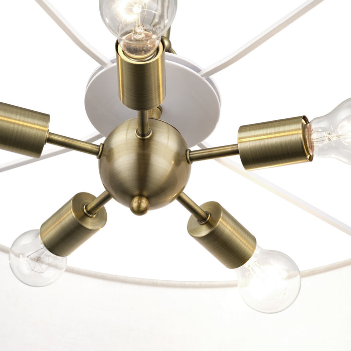 Livex Lighting - 41936-01 - Five Light Chandelier - Manorwood - Antique Brass