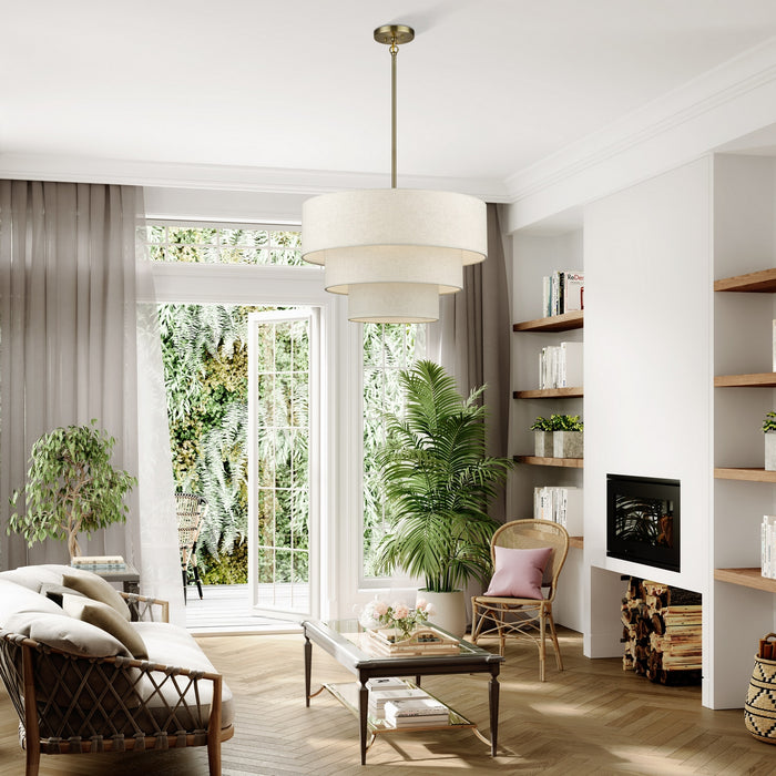 Livex Lighting - 41936-01 - Five Light Chandelier - Manorwood - Antique Brass