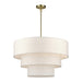 Livex Lighting - 41937-01 - Eight Light Chandelier - Manorwood - Antique Brass