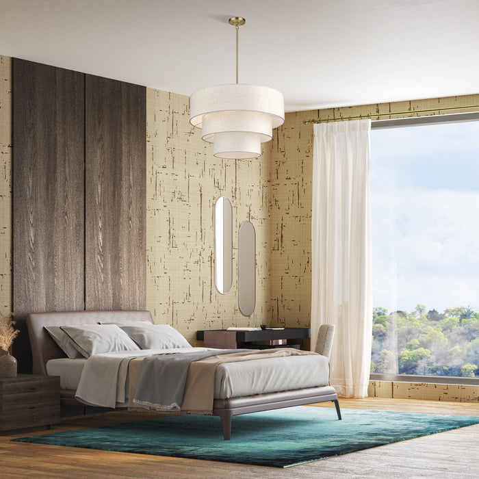 Livex Lighting - 41937-01 - Eight Light Chandelier - Manorwood - Antique Brass