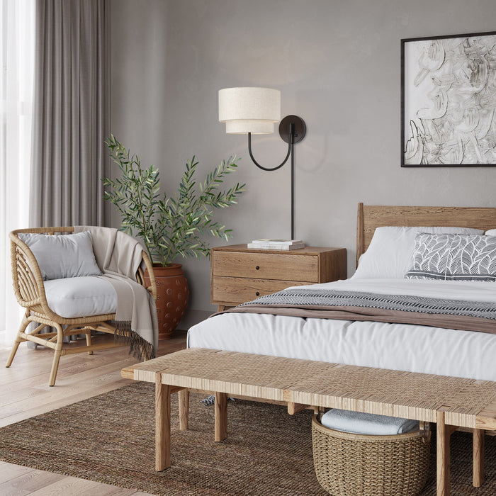 Livex Lighting - 41940-92 - One Light Swing Arm Wall Lamp - Manorwood - English Bronze