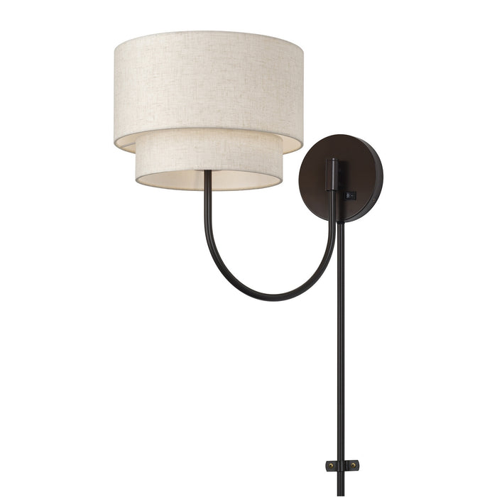 Livex Lighting - 41940-92 - One Light Swing Arm Wall Lamp - Manorwood - English Bronze