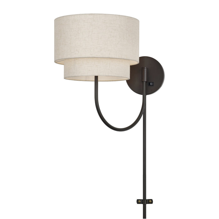Livex Lighting - 41940-92 - One Light Swing Arm Wall Lamp - Manorwood - English Bronze