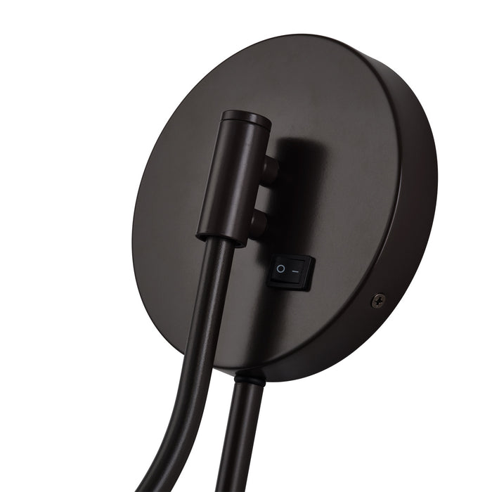 Livex Lighting - 41940-92 - One Light Swing Arm Wall Lamp - Manorwood - English Bronze