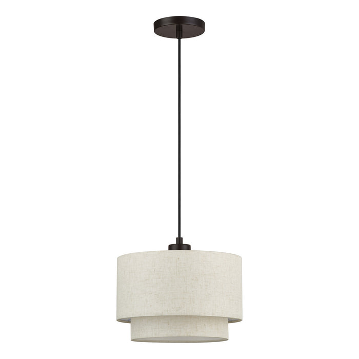 Livex Lighting - 41941-92 - One Light Pendant - Manorwood - English Bronze