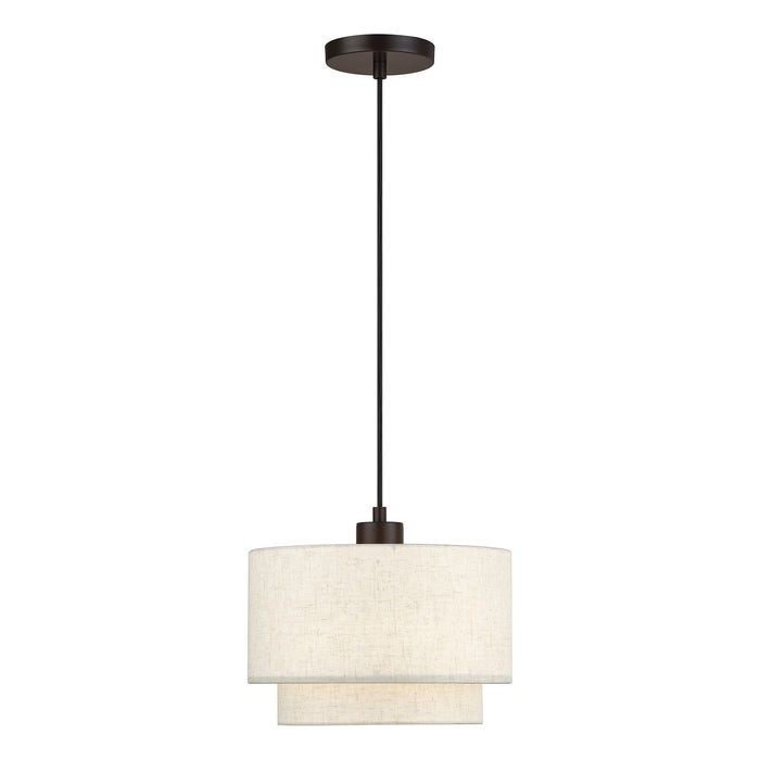 Livex Lighting - 41941-92 - One Light Pendant - Manorwood - English Bronze