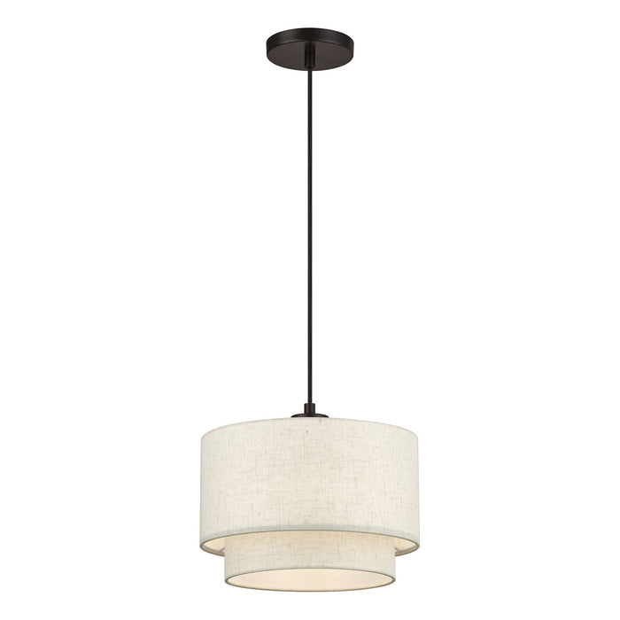 Livex Lighting - 41941-92 - One Light Pendant - Manorwood - English Bronze