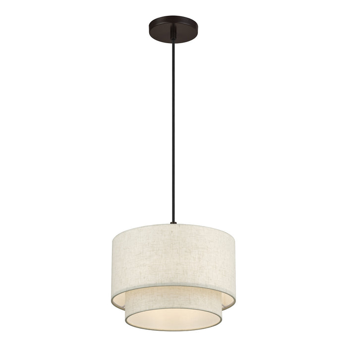 Livex Lighting - 41941-92 - One Light Pendant - Manorwood - English Bronze