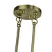 Livex Lighting - 41942-01 - Two Light Linear Chandelier - Manorwood - Antique Brass