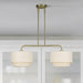 Livex Lighting - 41942-01 - Two Light Linear Chandelier - Manorwood - Antique Brass