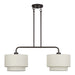 Livex Lighting - 41942-92 - Two Light Linear Chandelier - Manorwood - English Bronze