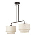 Livex Lighting - 41942-92 - Two Light Linear Chandelier - Manorwood - English Bronze