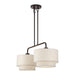 Livex Lighting - 41942-92 - Two Light Linear Chandelier - Manorwood - English Bronze