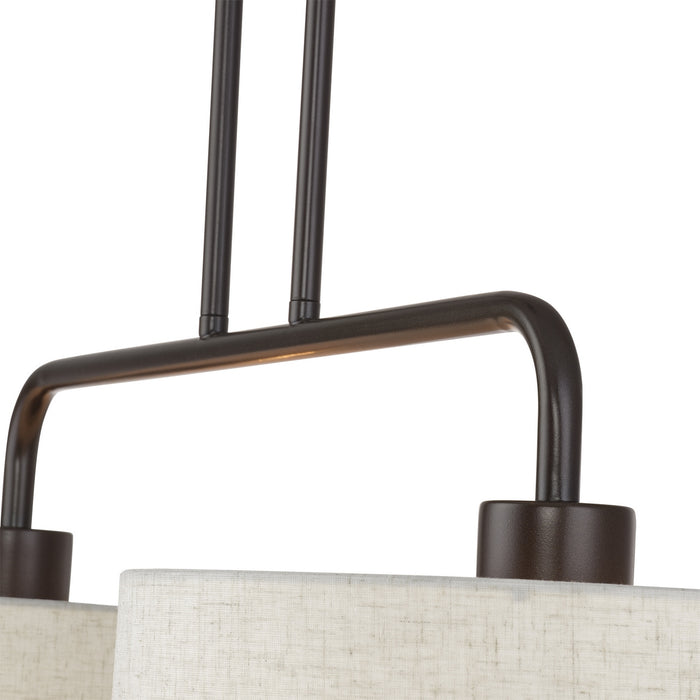 Livex Lighting - 41942-92 - Two Light Linear Chandelier - Manorwood - English Bronze