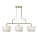Livex Lighting - 41943-01 - Three Light Linear Chandelier - Manorwood - Antique Brass