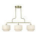 Livex Lighting - 41943-01 - Three Light Linear Chandelier - Manorwood - Antique Brass