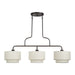 Livex Lighting - 41943-92 - Three Light Linear Chandelier - Manorwood - English Bronze