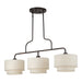 Livex Lighting - 41943-92 - Three Light Linear Chandelier - Manorwood - English Bronze